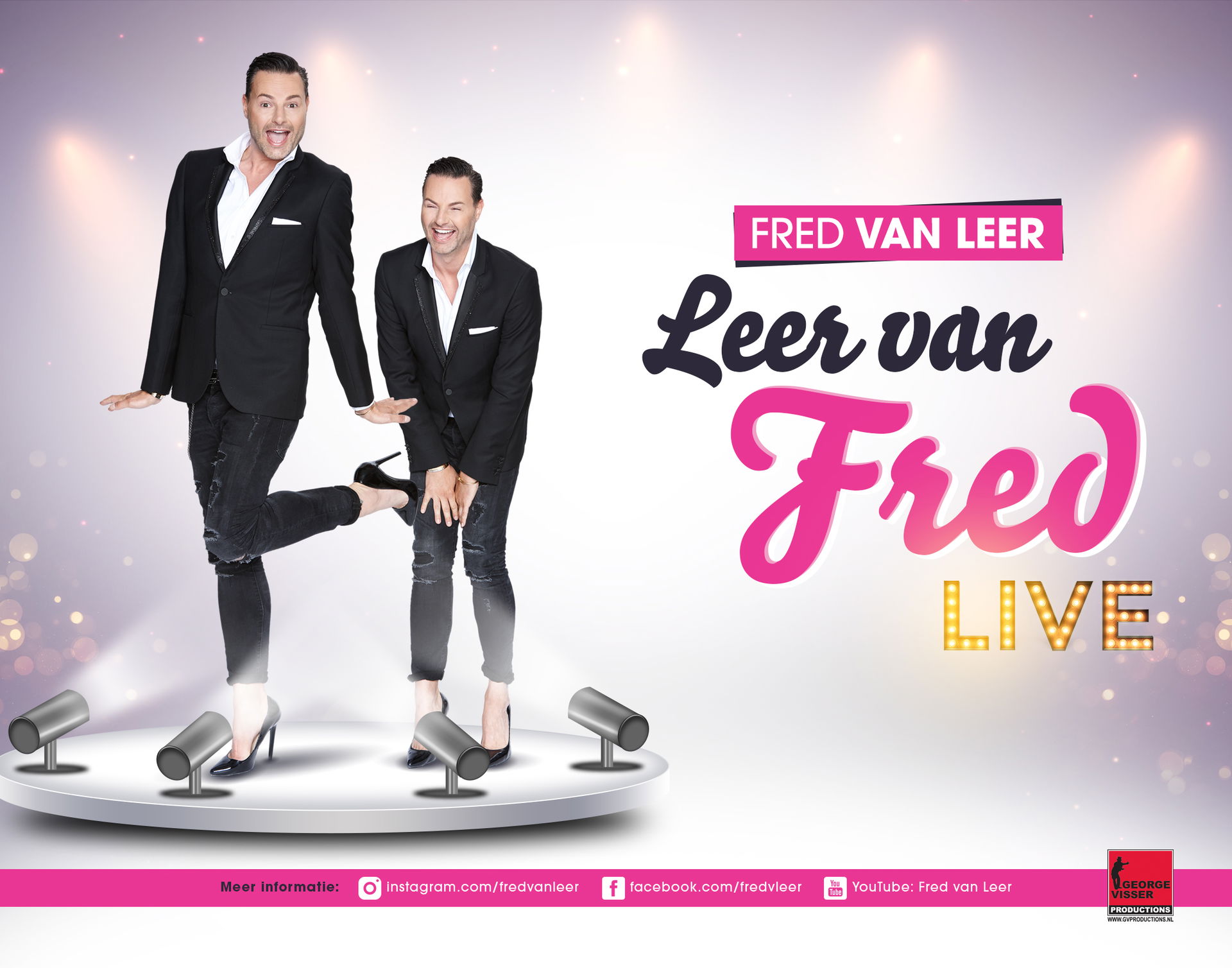 Fred van Leer stond Live in het theater met zijn heerlijke, hysterische voorstelling