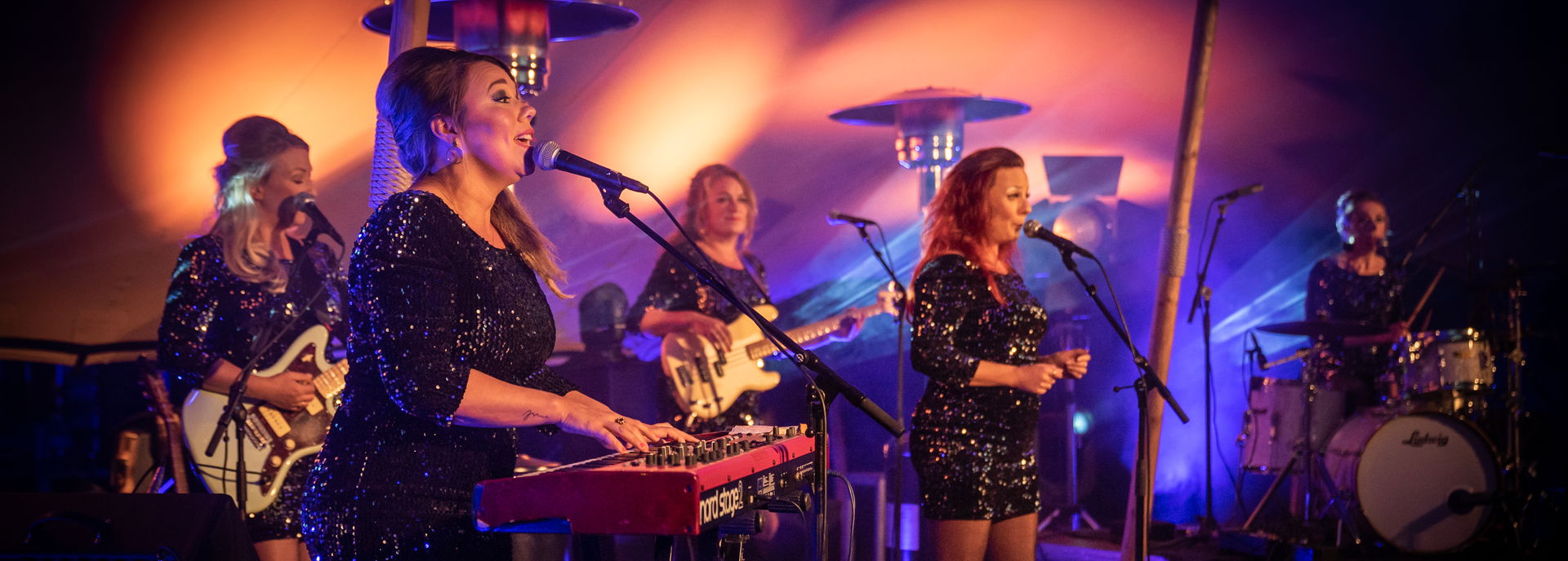 The Bluebettes speelden 26 september twee tuinconcerten in Hoogeveen.