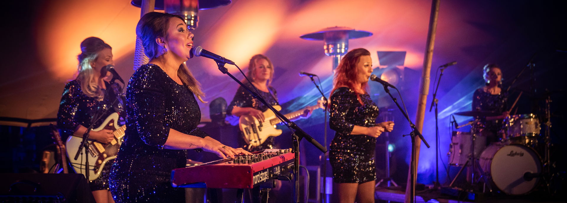 The Bluebettes speelden 26 september twee tuinconcerten in Hoogeveen.