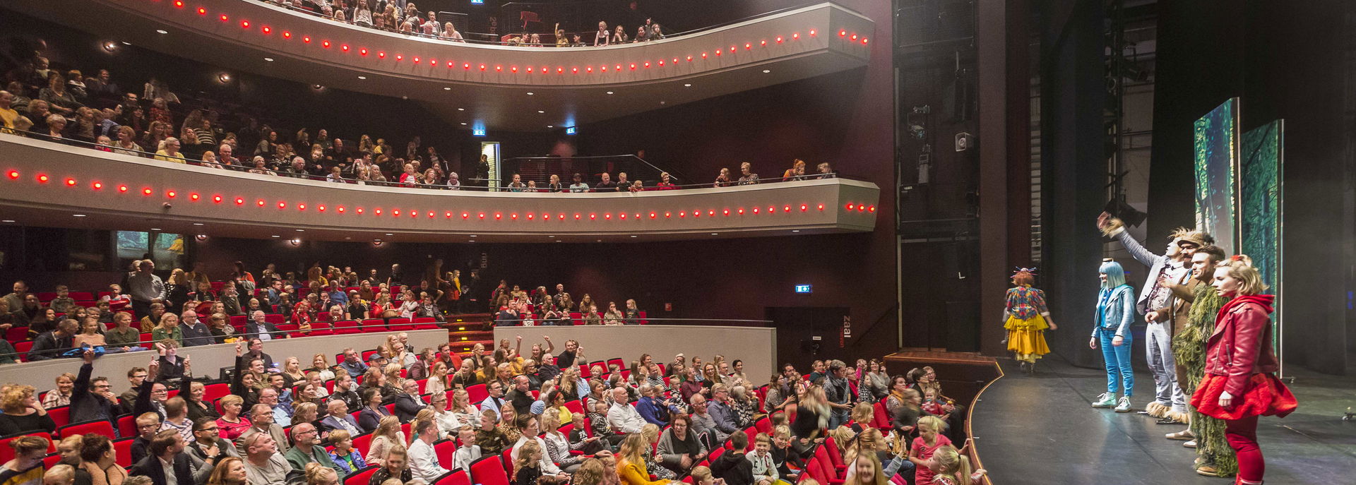 De première van Roodkapje de Musical in een uitverkochte Tamboerzaal