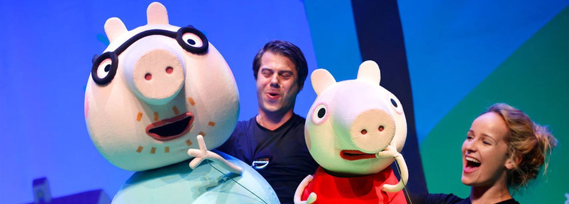 Peppa Pig stond in De Tamboer met De Grote Plons