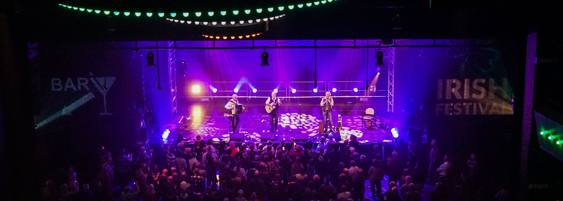 Tamboerzaal tijdens het Irish Festival