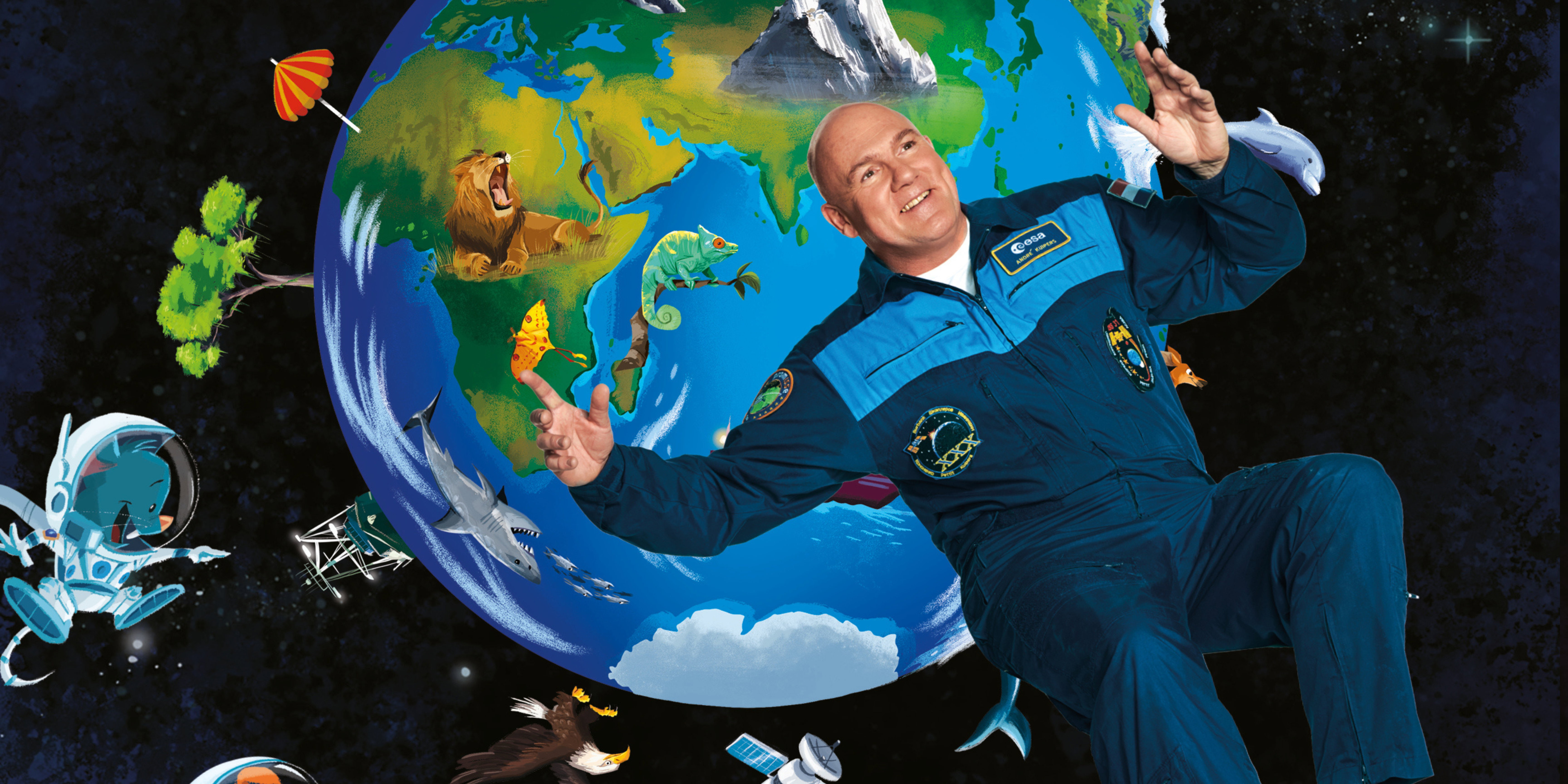 Reis om de aarde met de kleine astronauten (4+)
