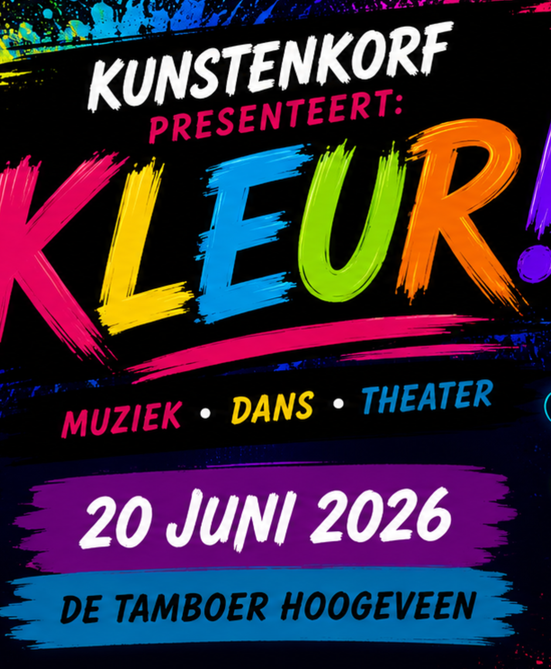 Kunstenkorf presenteert: KLEUR! - 2026 in De Tamboer