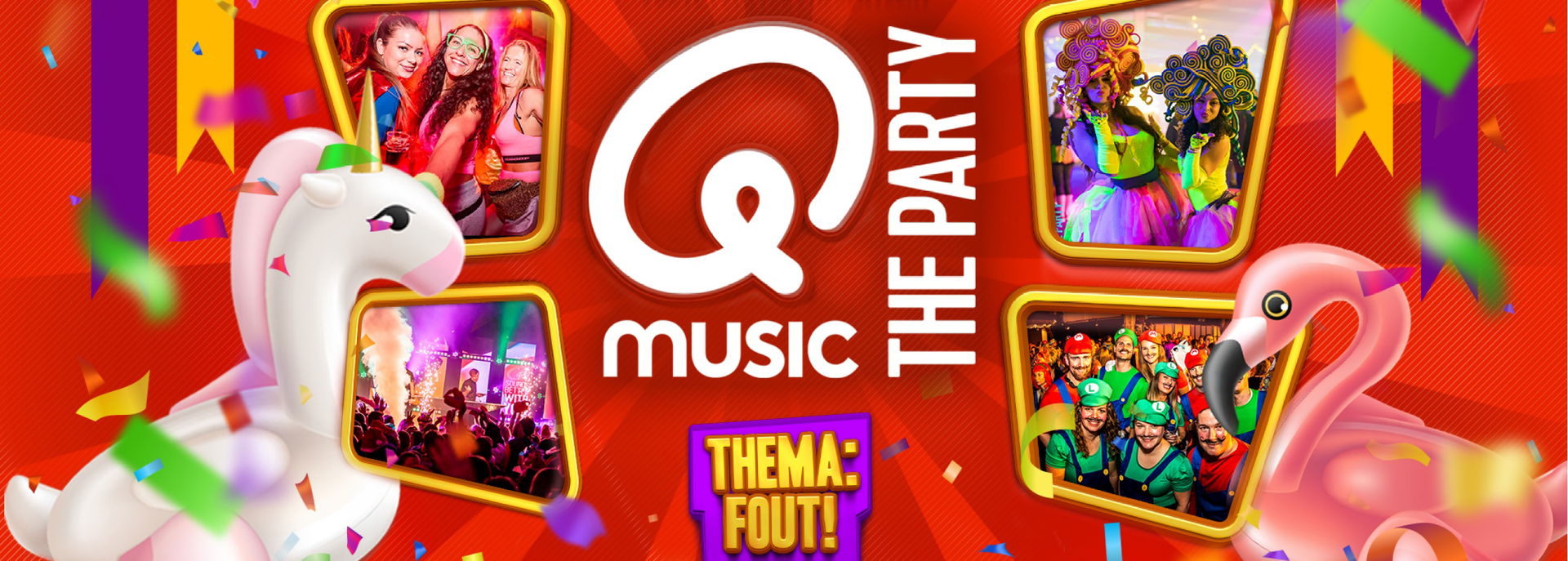 Qmusic the Party FOUT