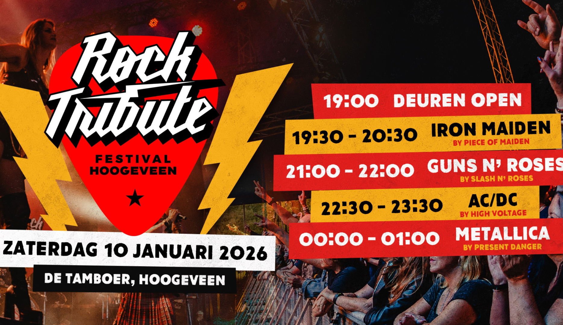 Rock Tribute Festival - 2026 in De Tamboer